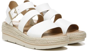 Once Twice Platform Sandal Dr Scholl's Once Twice Plataforma Sandal Branco | uuxoEuJy