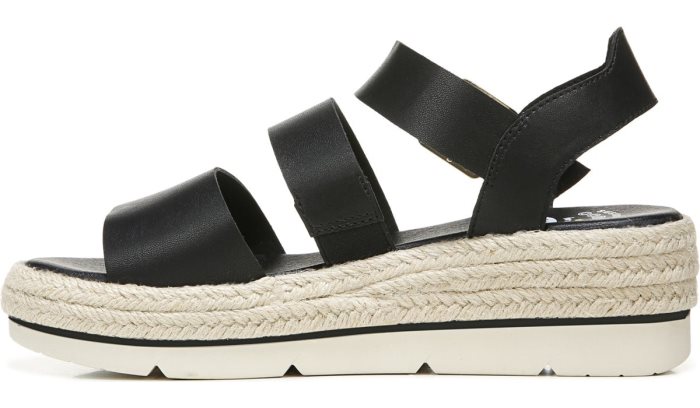 Once Twice Platform Sandal Dr Scholl's Once Twice Plataforma Sandal Pretas | YhloEB8g
