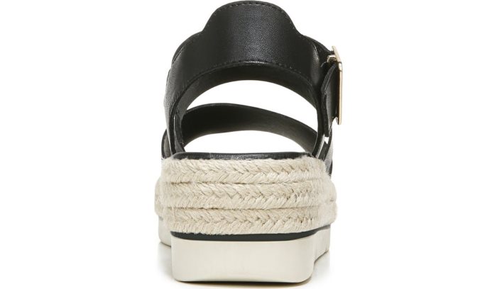 Once Twice Platform Sandal Dr Scholl's Once Twice Plataforma Sandal Pretas | YhloEB8g